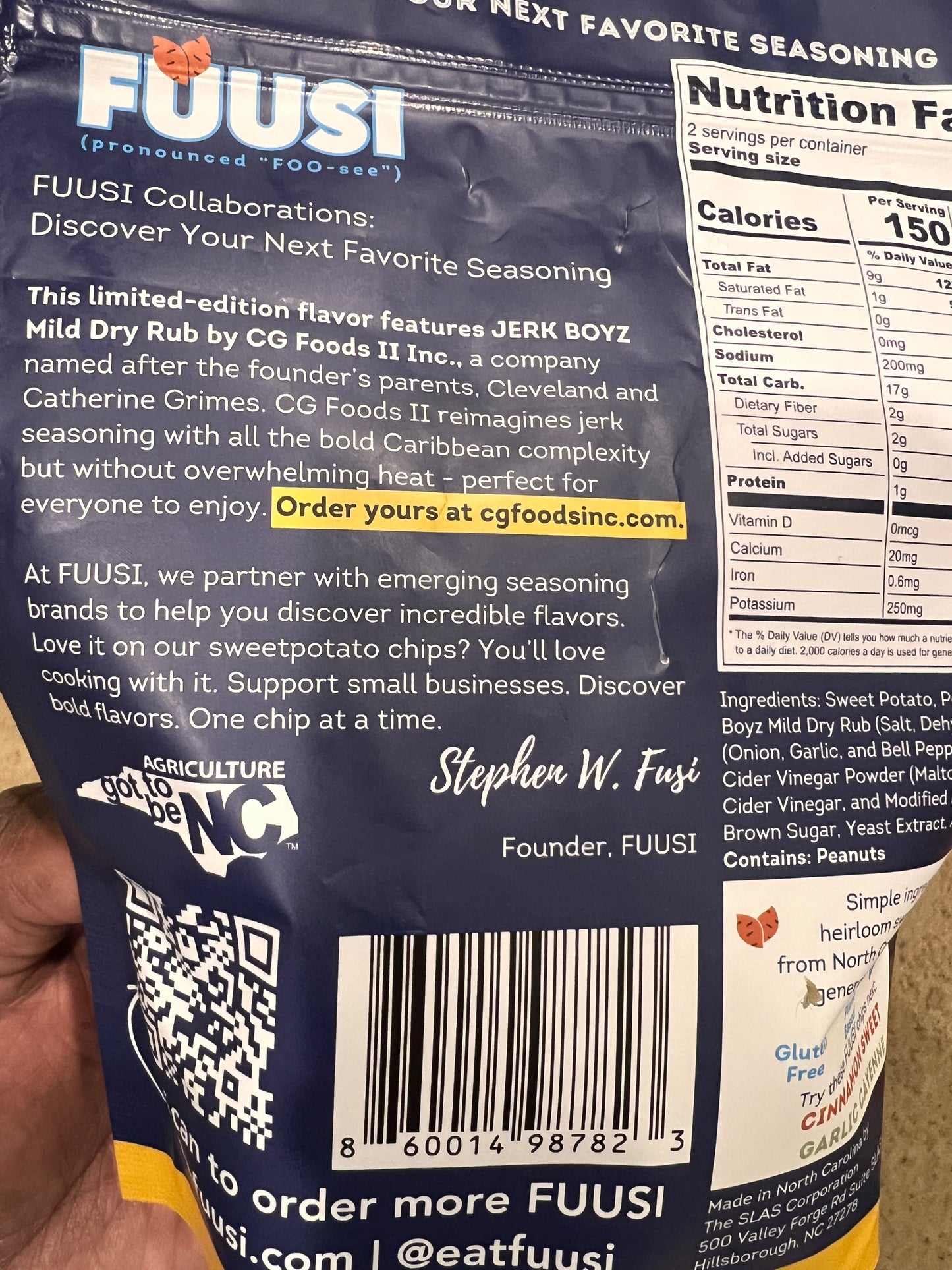 Jerk Boyz x FUUSI Sweetpotato Chips