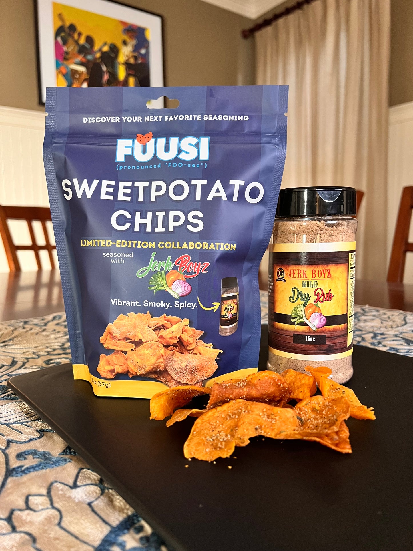 Jerk Boyz x FUUSI Sweetpotato Chips