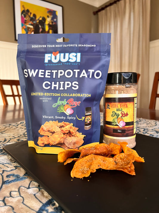 Jerk Boyz x FUUSI Sweetpotato Chips