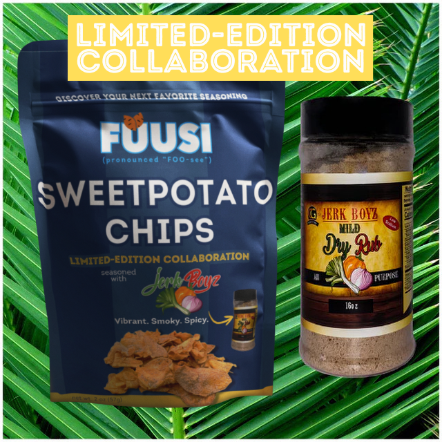 Jerk Boyz x FUUSI Sweetpotato Chips (Pre-order, Dec. 2025 ship)